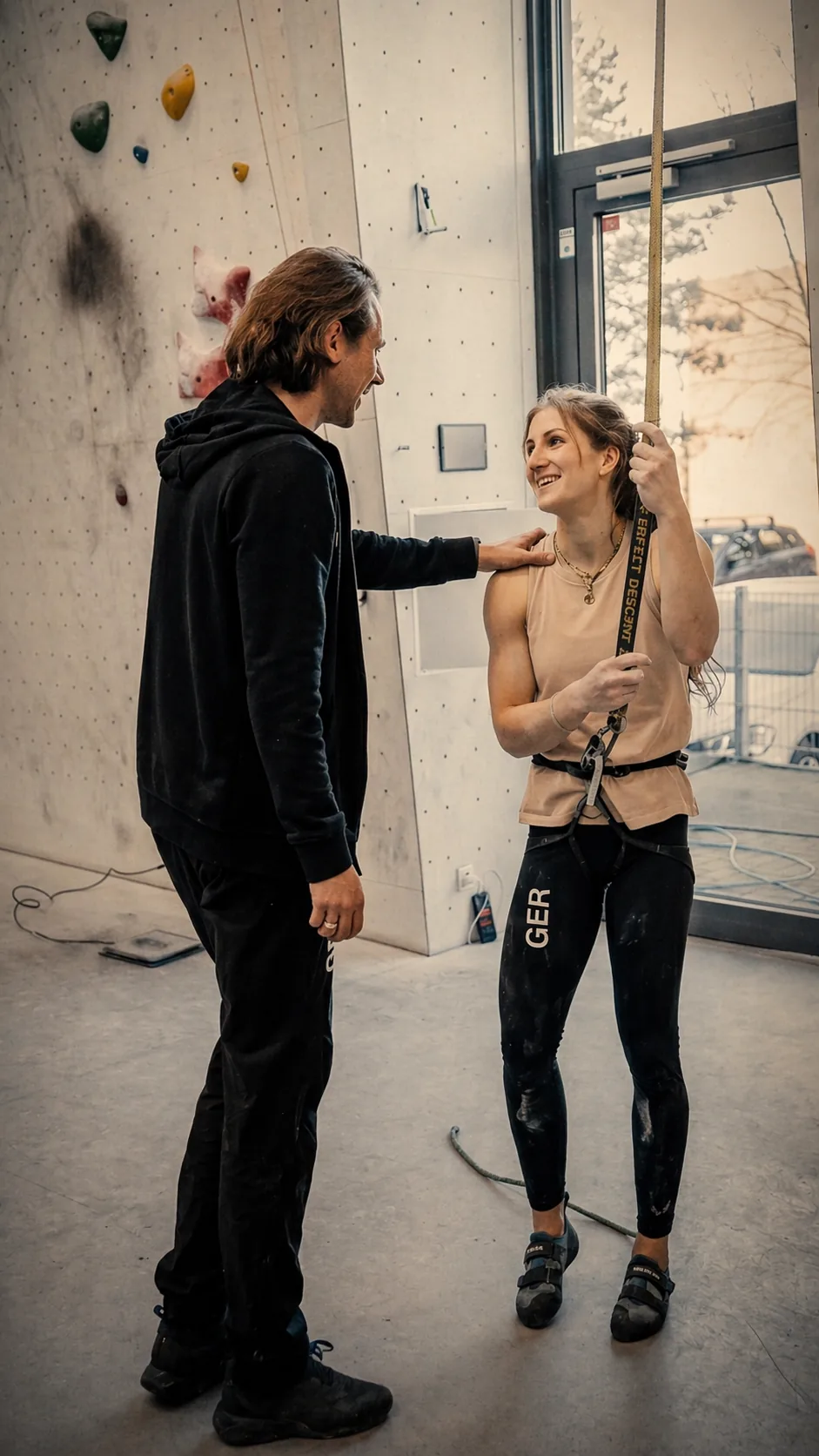 Coaching in der Kletterhalle